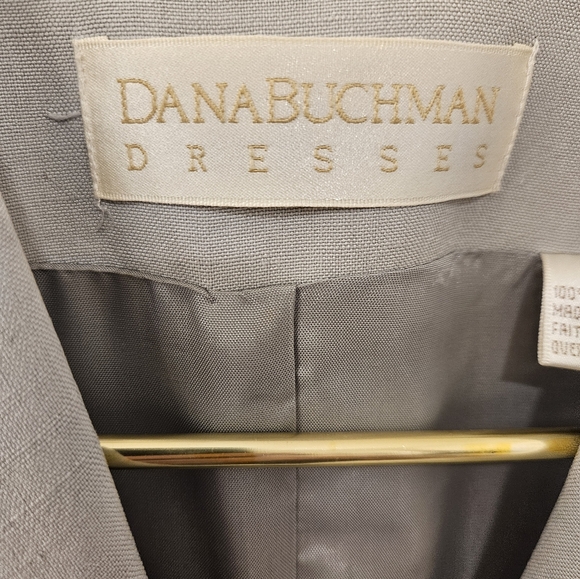 Vintage - Silk NWT Dana Buchman "Origami" Silk Lined Maxi Dress - Size 16 - Picture 4 of 12